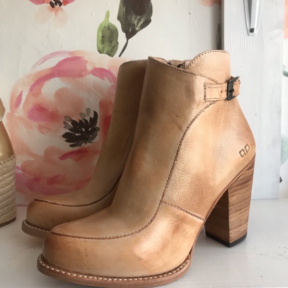 Bed Stu Shoes - BED STU Isla Bootie in Sand Rustic